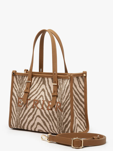 Cross Body Tas Safari Etrier Bruin safari ESAI160S ander zicht 3